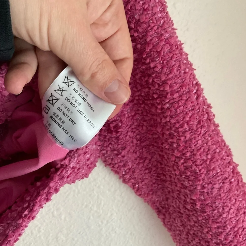 NWT Nana Jacqueline Pink Cropped Blazer